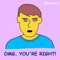 What Can I Say Wow GIF by Bitrix24