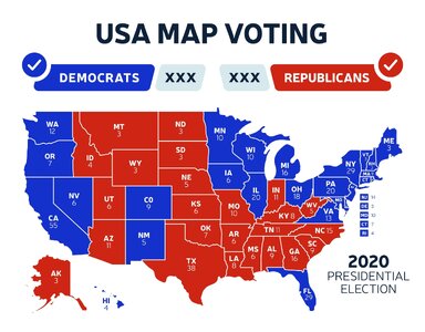 Image of 2020 election map