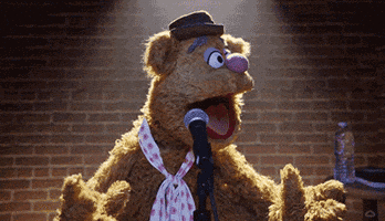 Stand-Up Lol GIF by Muppet Wiki Stand-Up Lol GIF by Muppet Wiki