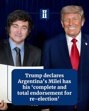 President Trump Endorses Argentina's President Javier Milei for Re ... President Trump Endorses Argentina's President Javier Milei for Re ...