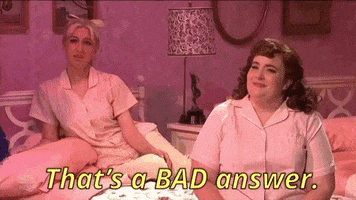 aidy bryant thats a bad answer GIF by Saturday Night Live aidy bryant thats a bad answer GIF by Saturday Night Live