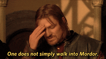 One Does Not Simply Lord Of The Rings GIF One Does Not Simply Lord Of The Rings GIF
