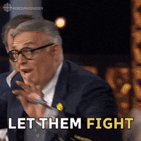 Let Them Fight Business GIF by CBC Let Them Fight Business GIF by CBC