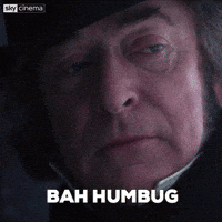 Michael Caine Christmas GIF by Sky Michael Caine Christmas GIF by Sky