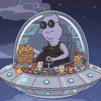 Overeating All You Can Eat GIF by Lonely Aliens