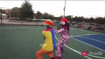 Fight Clowns GIF