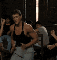 jean claude van damme dancing GIF