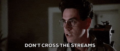 Harold Ramis Dont Cross The Streams GIF by Ghostbusters Harold Ramis Dont Cross The Streams GIF by Ghostbusters