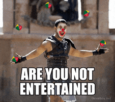 Russell Crowe Clown GIF