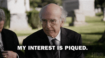 Interested Season 10 GIF by Curb Your Enthusiasm