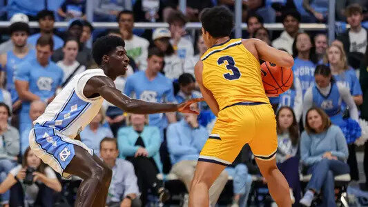 Drake Powell    University of North Carolina Men’s Basketball v Johnson C. Smith   Dean E. Smith Center  Chapel Hill, NC  Sunday, October 27, 2024