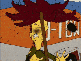the simpsons rake GIF the simpsons rake GIF